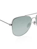 Elite Collection Black Aviator One Size Metal Adult-Unisex UV Sunglasses-EC298BK