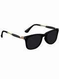 Elite Collection Black Browline One Size Plastic Adult-Unisex UV Sunglasses-EC303BK