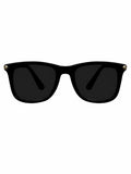 Elite Collection Black Browline One Size Plastic Adult-Unisex UV Sunglasses-EC303BK