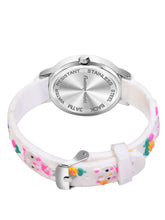 Fantasy World White 3D Print Rubber Strap Time Teacher Analog Watch Boys & Girls FW-25-SL-02