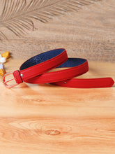 Sandy D Carter Women Red Artificial Leather Waist Belt for Jeans & Formal Paint SDC-033-RD