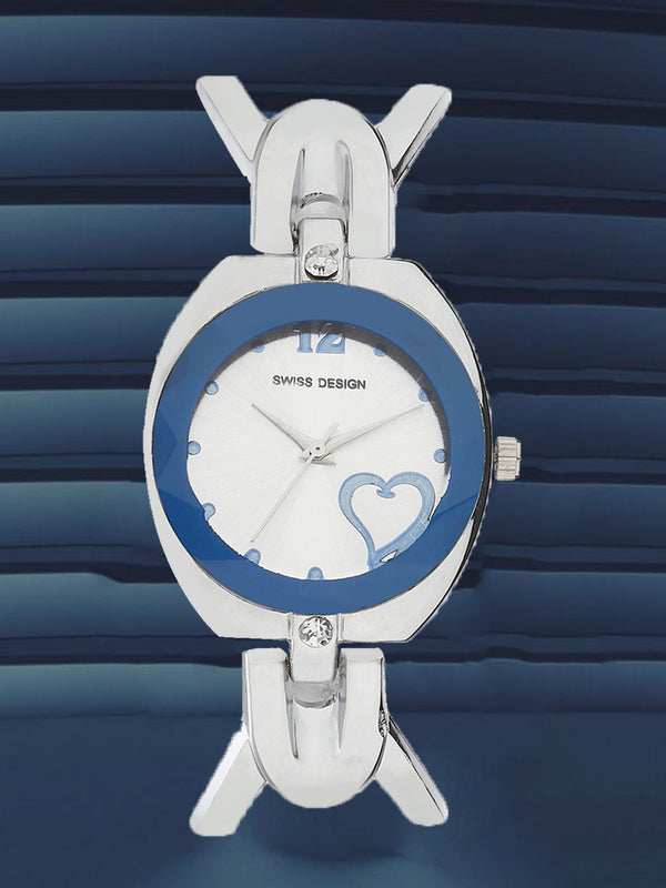 Fluid Silver Stylish Analog Metal Watch For Women SDWatch24-WF1