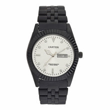 Sandy D Carter Metal Black Analogue Round Watches for Men_SD-Carter-47-BK-WH