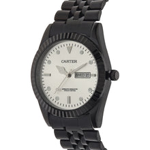 Sandy D Carter Metal Black Analogue Round Watches for Men_SD-Carter-47-BK-WH