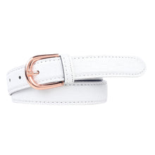 Sandy D Carter Women White Artificial Leather Waist Belt for Jeans & Formal Paint SDC-031-WH