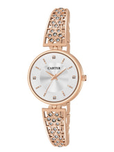 Sandy D Carter Metal White Analogue Round Watches for Women_Sandy D Carter-222-WH