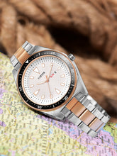 Sandy D Carter Metal Rose Gold Analogue Round Watches for Men_Sandy D Carter-185-RG-SL