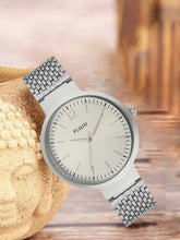Fluid  Silver Round Stainless Steel Analog Watches for Women FL23-813L-SL01