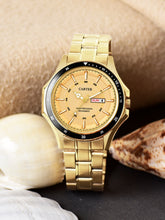 Sandy D Carter Metal Gold Analogue Round Watches for Men_Sandy D Carter-187-GD