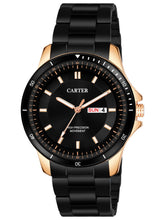 Sandy D Carter Metal Black Analogue Round Watches for Men_Sandy D Carter-182-BK