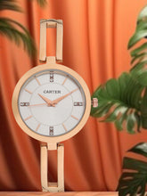 Sandy D Carter Metal Rose Gold Analogue Round Watches for Women_Sandy D Carter-110-RG