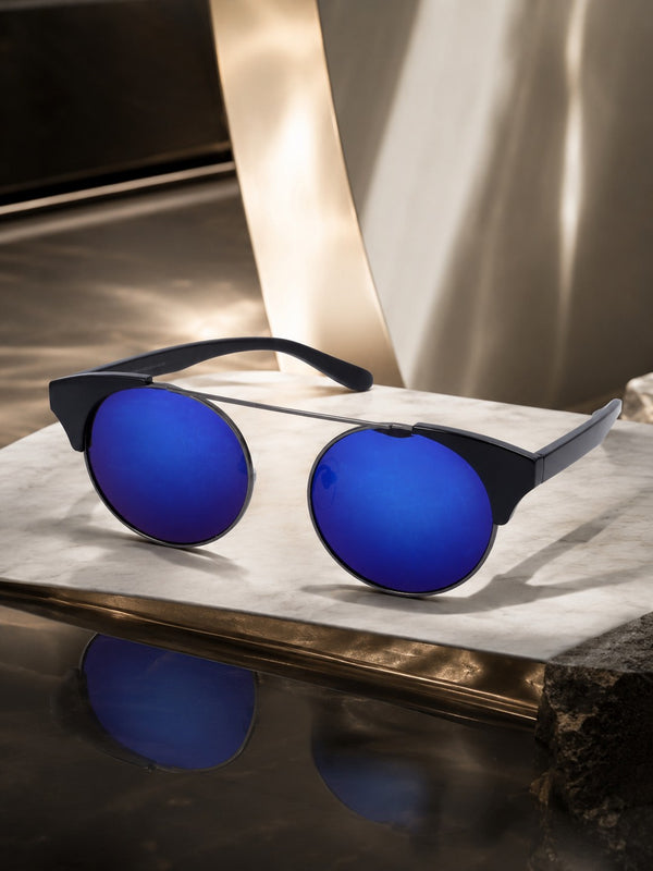 Blue Rectangle UV Sunglasses (OL102BL)| ₹38/Pc|Pack of 12 @ ₹456| Sample ₹99