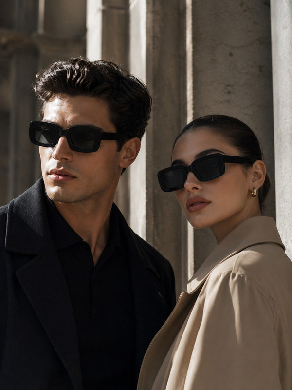 Grey Square UV Sunglasses (OL105GY)| ₹37/Pc|Pack of 12 @ ₹444| Sample ₹99