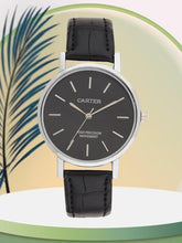 Sandy D Carter Synthetic Black Analogue Round Watches for Women_SDC24-114L-BK
