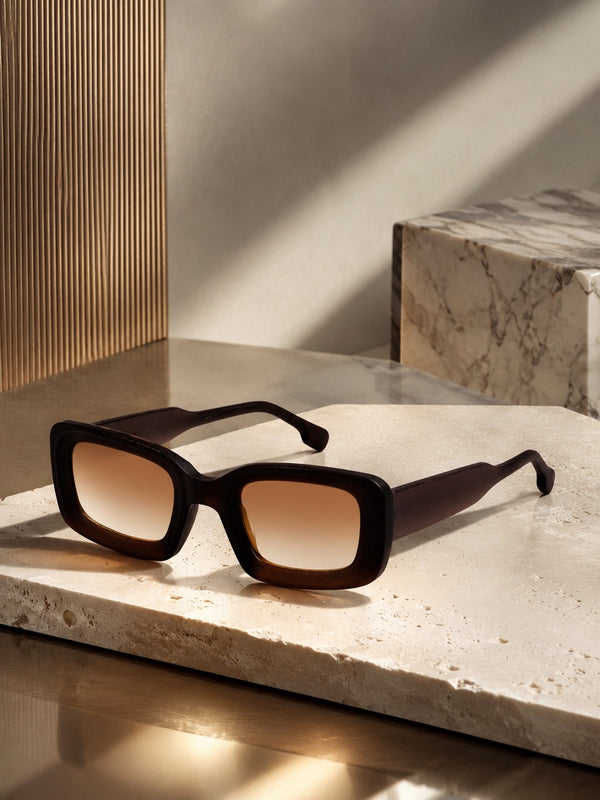 Brown Square UV Sunglasses (OL105BR)| ₹37/Pc|Pack of 12 @ ₹444| Sample ₹99