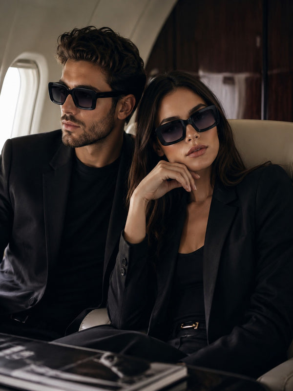 Black Square UV Sunglasses (OL105BK)| ₹37/Pc|Pack of 12 @ ₹444| Sample ₹99