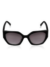 Celebrity Full Rim Black Plastic Frame  With Grey UV Protected Lens Other Sunglasses for Women_9269-1