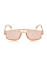 Celebrity Brown Retro-Square Plastic Sunglasses For Women CLSN25-82820-03