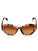 Celebrity Full Rim Brown Plastic Frame With Brown UV Protected Lens Other Sunglasses for Women_9279-5
