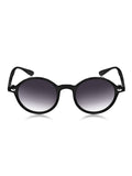 Prime Black Round One Size Plastic UV Sunglasses-OL111BK