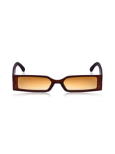 Brown Rectangle UV Sunglasses (OL106BR)| ₹38/Pc|Pack of 12 @ ₹456| Sample ₹99