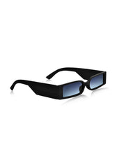Celebrity Black Retro-Square Plastic Sunglasses For Women CLSN25-23012-03