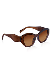 Celebrity Full Rim Brown Plastic Frame With Brown UV Protected Lens Other Sunglasses for Women_9279-2