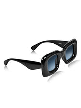 Celebrity Black Retro-Square Plastic Sunglasses For Women CLSN25-86744-08