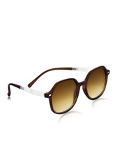 Celebrity Brown Square Plastic Sunglasses For Women CLSN25-935 DC-2