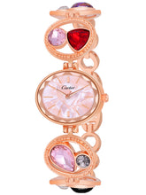 Sandy D Carter Metal Rose Gold Analogue Oval Watches for Women_Sandy D Carter-117-RG