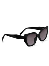 Celebrity Full Rim Black Plastic Frame  With Grey UV Protected Lens Other Sunglasses for Women_9269-1