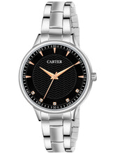 Sandy D Carter Metal Black Analogue Round Watches for Women_Sandy D Carter-203-LBK