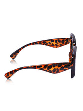 Celebrity Brown Retro-Square Plastic Sunglasses For Women CLSN25-86744-06