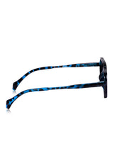 Celebrity Blue Round Plastic Sunglasses For Women CLSN25-82821-04