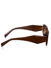 Celebrity Full Rim Brown Plastic Frame With Brown UV Protected Lens Other Sunglasses for Women_9280-2