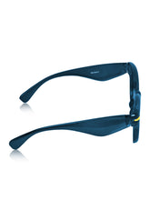 Celebrity Blue Oval Plastic Sunglasses For Women CLSN25-87017-05