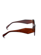 Celebrity Full Rim Brown Plastic Frame With Brown UV Protected Lens Other Sunglasses for Women_9276-2