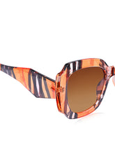Celebrity Full Rim Brown Plastic Frame With Brown UV Protected Lens Other Sunglasses for Women_9278-5