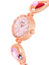 Sandy D Carter Metal Rose Gold Analogue Oval Watches for Women_Sandy D Carter-117-RG