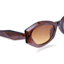 Celebrity Full Rim Brown Plastic Frame With Brown UV Protected Lens Other Sunglasses for Women_9273-2