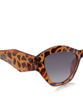 Celebrity Full Rim Brown Plastic Frame With Grey UV Protected Lens Other Sunglasses for Women_9276-3