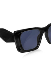 Celebrity Full Rim Black Plastic Frame With Grey UV Protected Lens Other Sunglasses for Women_9274-1