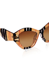 Celebrity Full Rim Brown Plastic Frame With Brown UV Protected Lens Other Sunglasses for Women_9279-5