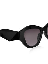 Celebrity Full Rim Black Plastic Frame With Black UV Protected Lens Other Sunglasses for Women_9279-1