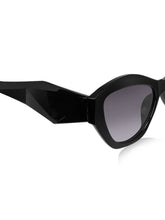 Celebrity Full Rim Black Plastic Frame With Black UV Protected Lens Other Sunglasses for Women_9276-1