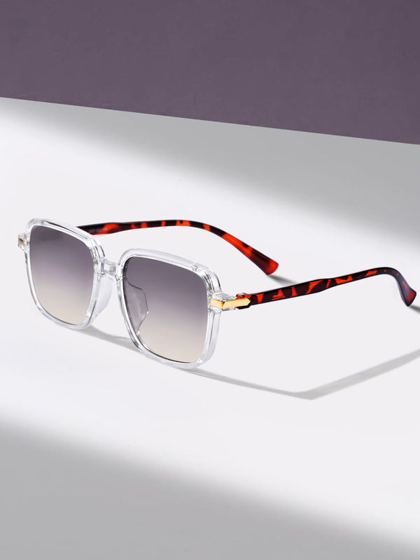 Celebrity White Square Plastic Sunglasses For Women CLSN25-DC1001-06