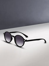 Celebrity Black Oval Plastic Sunglasses For Women CLSN25-8121-01