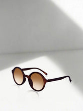 Celebrity Brown Oval Plastic Sunglasses For Women CLSN25-11910-02