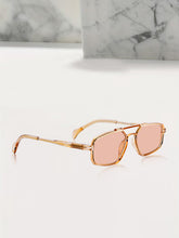 Celebrity Brown Retro-Square Plastic Sunglasses For Women CLSN25-82820-03