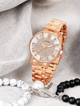 Sandy D Carter Metal Rose Gold Analogue Round Watches for Women_Sandy D Carter-158-WH